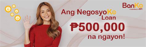 bpi business loan|Fund your business with BanKo NegosyoKo Loan! .